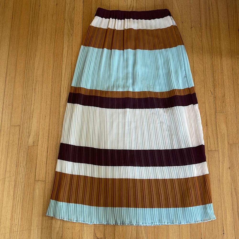 Zara Striped Maxi Skirt